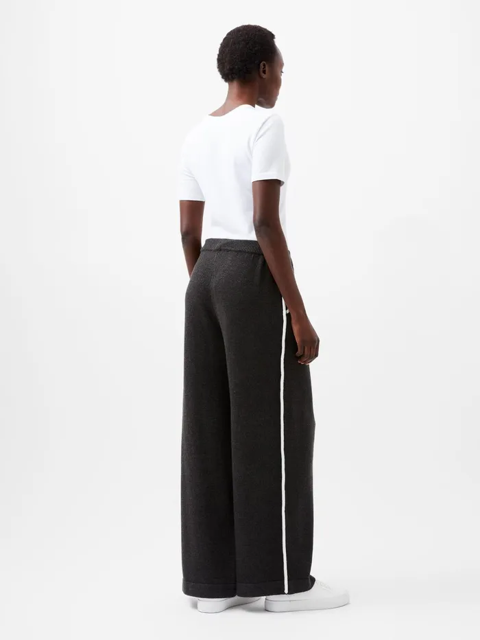 French Connection Jordan Trousers CharcoalWhite Woman Trousers