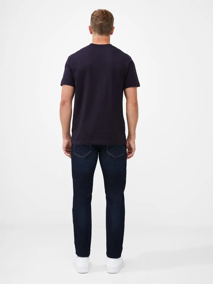 French Connection Organic Cotton Classic TShirt 8211 Utility Blue Man TShirts and Polo Shirts