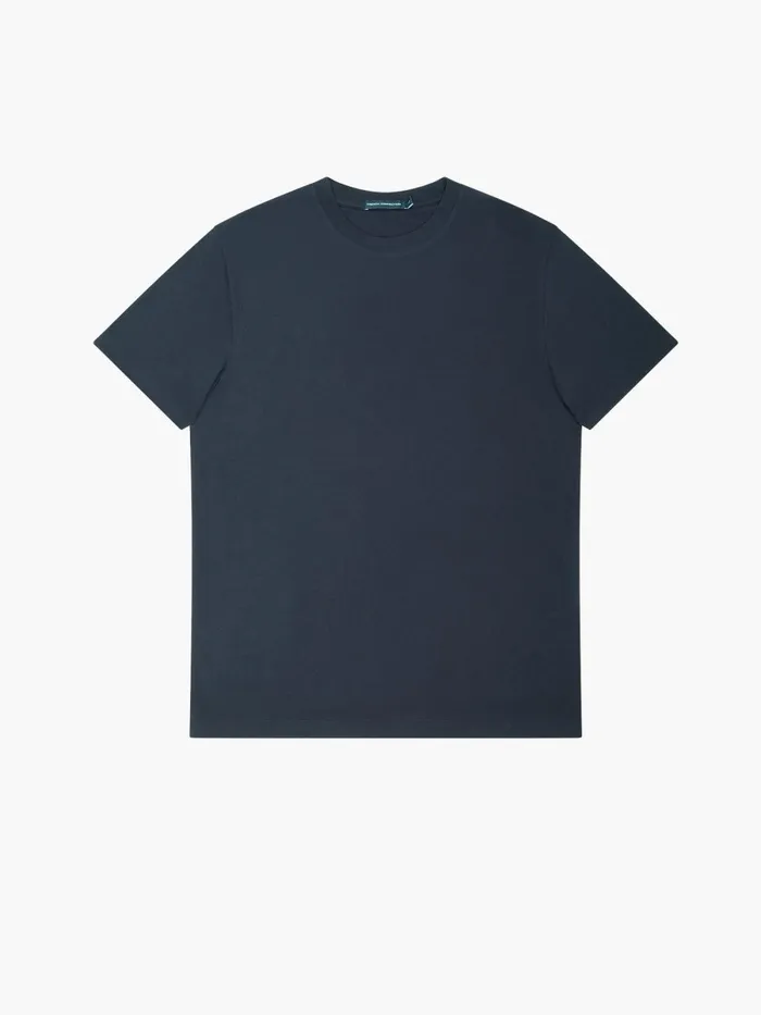 French Connection Organic Cotton Classic TShirt 8211 Utility Blue Man TShirts and Polo Shirts