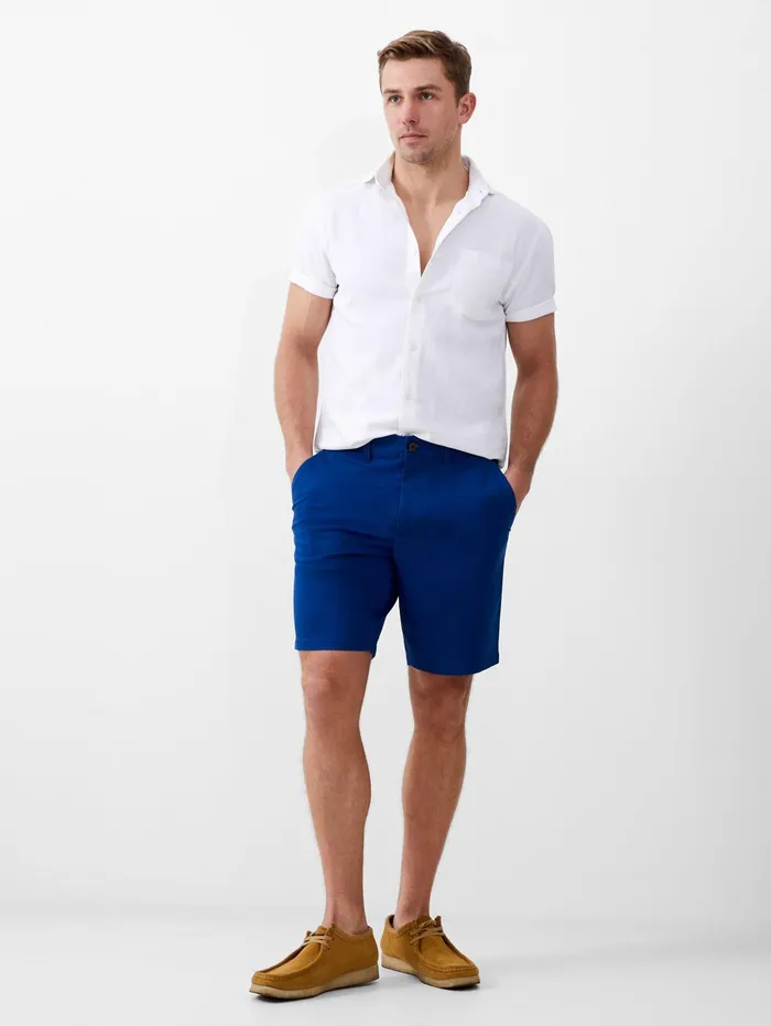 French Connection Stretch Chino Shorts Navy Man Shorts