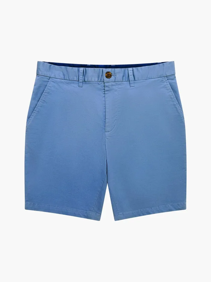 French Connection Stretch Chino Shorts Steel Blue Man Shorts