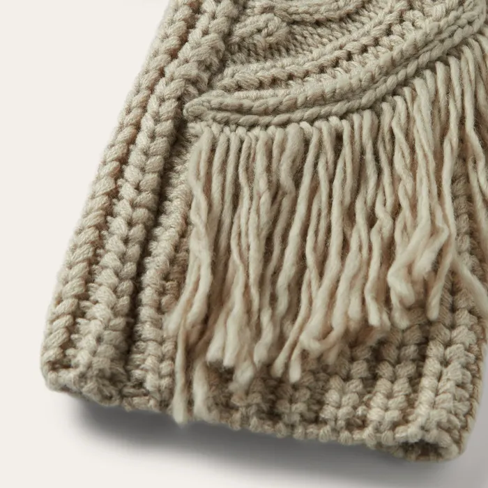 Fringe Jackets Women Stetson Cream Fringed Cardigan Tan