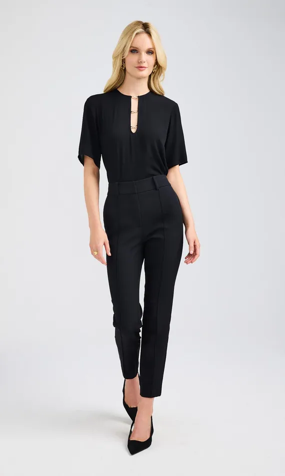 Generation Love Clothing Romano Blouse Black Women Tops