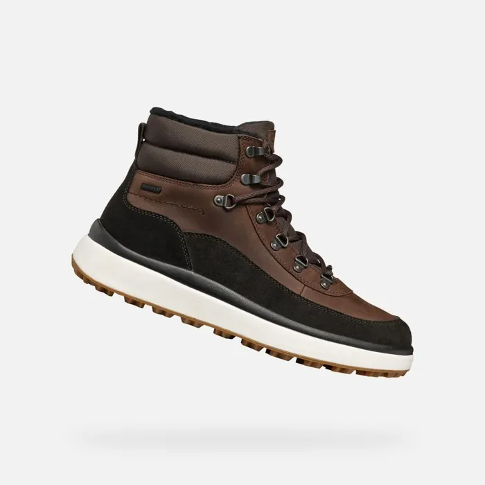 Geox Ankle Boots GRANITO GRIP ABX MAN Coffee Waterproof Boots Coffee 8211 Man Geox Ankle Boots GRANITO GRIP ABX MAN Coffee Waterproof Boots Coffee 8211 Man