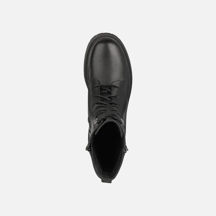 Geox Ankle Boots SPHERICA EC7 WOMAN Black Combat Boots Black 8211 Woman