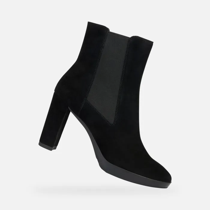 Geox Ankle Boots WALK PLEASURE HighHeel Ankle Boots Black Woman FW Black 8211 Woman Geox Ankle Boots WALK PLEASURE HighHeel Ankle Boots Black Woman FW Black 8211 Woman
