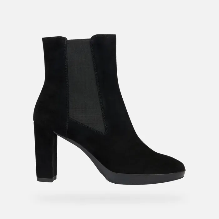Geox Ankle Boots WALK PLEASURE HighHeel Ankle Boots Black Woman FW Black 8211 Woman