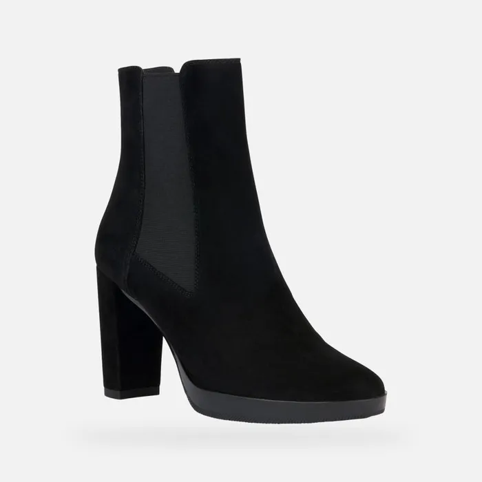Geox Ankle Boots WALK PLEASURE HighHeel Ankle Boots Black Woman FW Black 8211 Woman