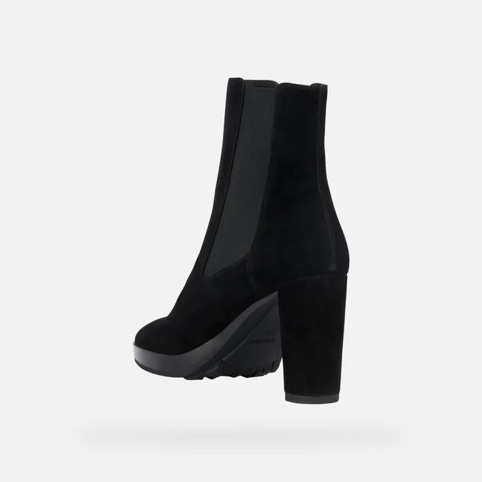 Geox Ankle Boots WALK PLEASURE HighHeel Ankle Boots Black Woman FW Black 8211 Woman