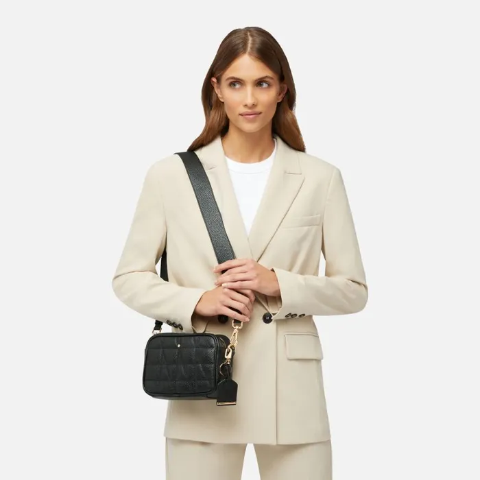 Geox Bags NARCISIA WOMAN Black Crossbody Bag Black 8211 Woman