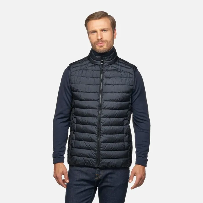 Geox Down Jackets KENNET MAN Sky Captain Sleeveless Sky Captain 8211 Man