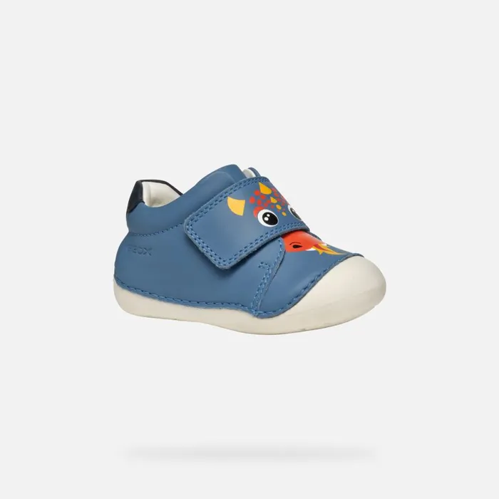 Geox First Steps TUTIM BABY AvioNavy Sneakers With Straps Avionavy 8211 Kids