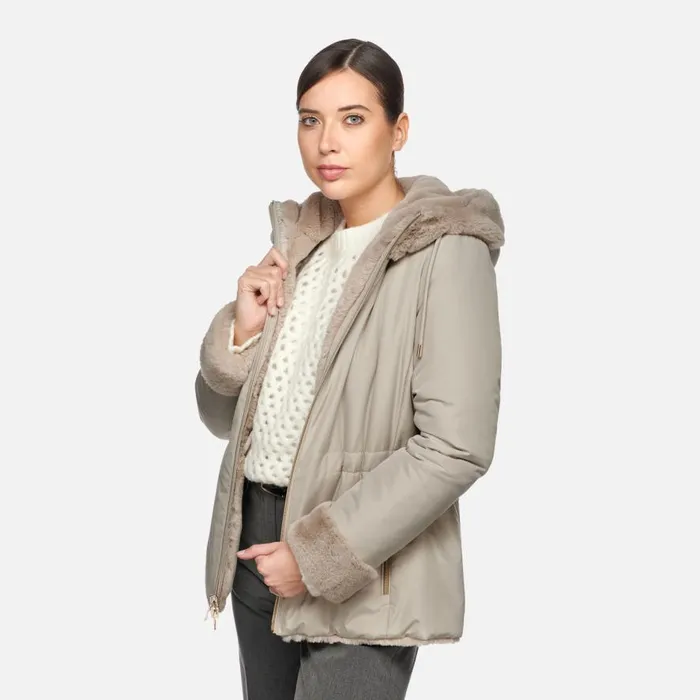 Geox Jackets KAULA WOMAN StringMid String Reversible Jacket Stringmid String 8211 Woman