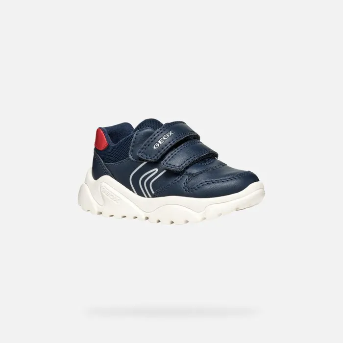 Geox Sneakers CIUFCIUF BABY NavyDark Red Low Top Sneakers Navydark Red 8211 Kids