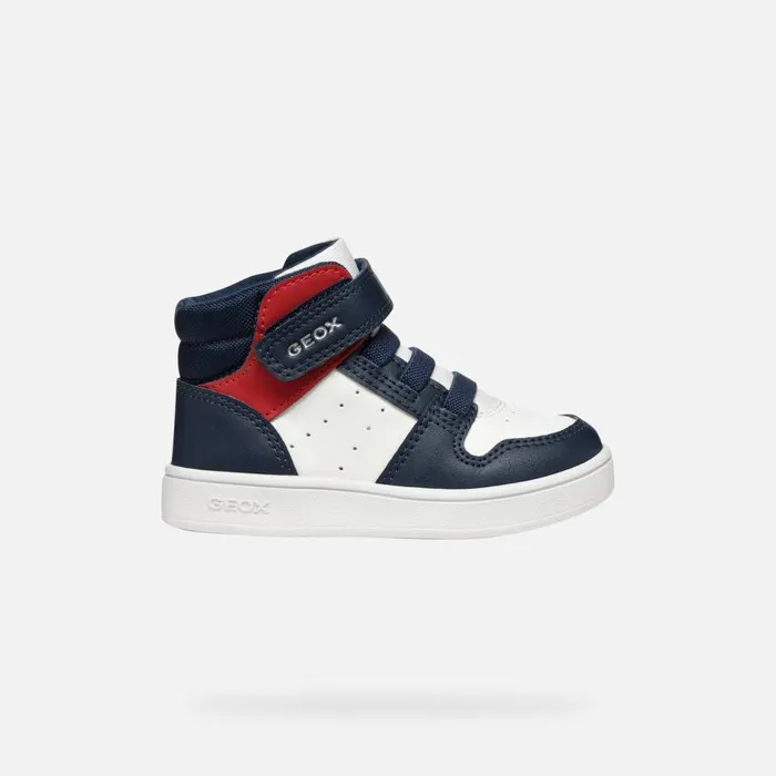Geox Sneakers ECLYPER BABY WhiteNavy High Top Sneakers Whitenavy 8211 Kids