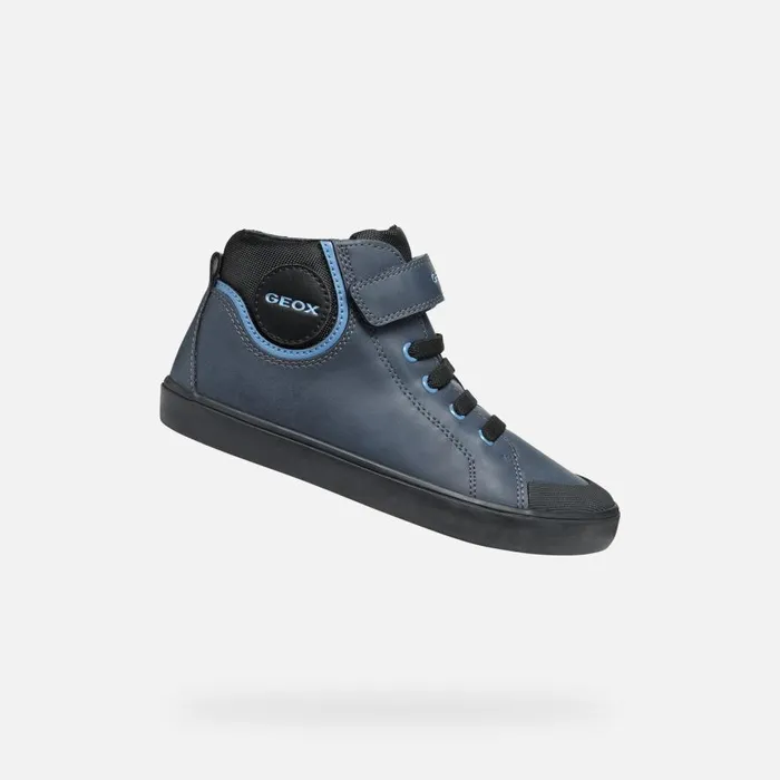 Geox Sneakers GISLI BOY NavyLight Blue High Top Sneakers Navylight Blue 8211 Kids Geox Sneakers GISLI BOY NavyLight Blue High Top Sneakers Navylight Blue 8211 Kids