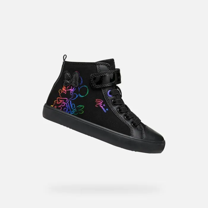 Geox Sneakers GISLI JUNIOR BlackViolet Minnie Blackviolet 8211 Kids