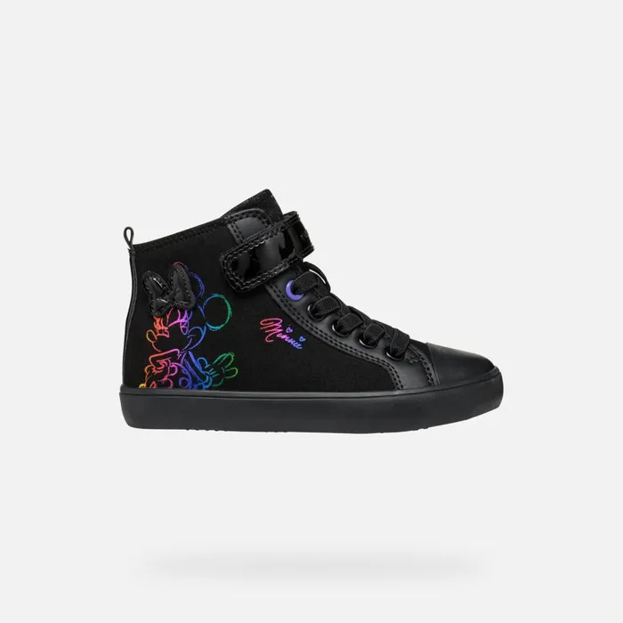 Geox Sneakers GISLI JUNIOR BlackViolet Minnie Blackviolet 8211 Kids