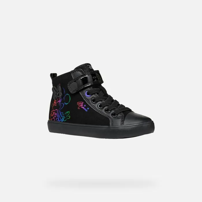 Geox Sneakers GISLI JUNIOR BlackViolet Minnie Blackviolet 8211 Kids
