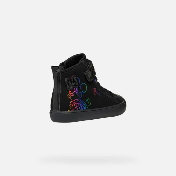 Geox Sneakers GISLI JUNIOR BlackViolet Minnie Blackviolet 8211 Kids