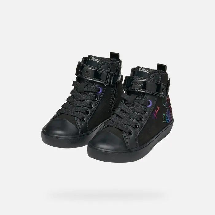 Geox Sneakers GISLI JUNIOR BlackViolet Minnie Blackviolet 8211 Kids