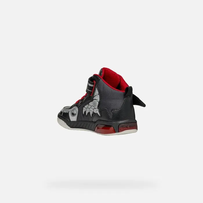 Geox Sneakers INEK BOY BlackRed High Top Sneakers Blackred 8211 Kids