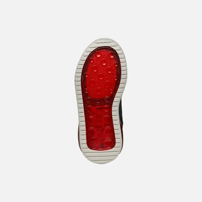 Geox Sneakers INEK BOY BlackRed High Top Sneakers Blackred 8211 Kids