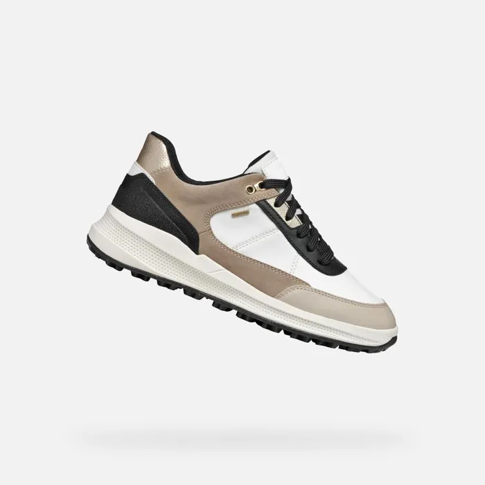Geox Sneakers PG1X ABX WOMAN WhiteLight Taupe Waterproof Trainers Whitelight Taupe 8211 Woman Geox Sneakers PG1X ABX WOMAN WhiteLight Taupe Waterproof Trainers Whitelight Taupe 8211 Woman