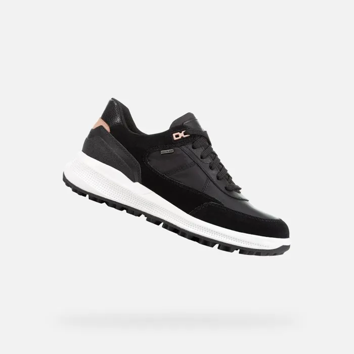 Geox Sneakers PG1X B ABX A Waterproof Shoes Black Woman Geox Black 8211 Woman Geox Sneakers PG1X B ABX A Waterproof Shoes Black Woman Geox Black 8211 Woman