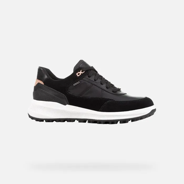 Geox Sneakers PG1X B ABX A Waterproof Shoes Black Woman Geox Black 8211 Woman