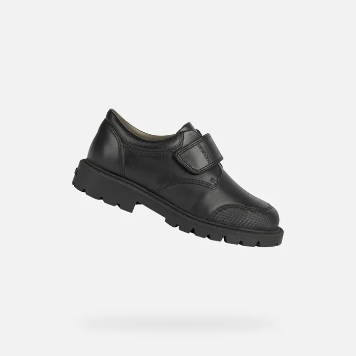 Geox Sneakers SHAYLAX Junior Boy039s Black Velcro Shoes UNIFORM Black 8211 Kids Geox Sneakers SHAYLAX Junior Boy039s Black Velcro Shoes UNIFORM Black 8211 Kids