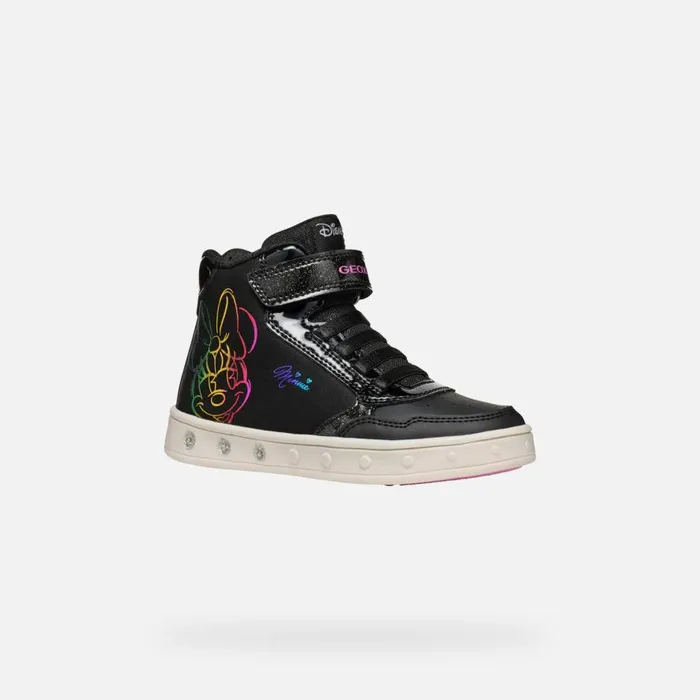 Geox Sneakers SKYLIN JUNIOR Black Minnie Black 8211 Kids