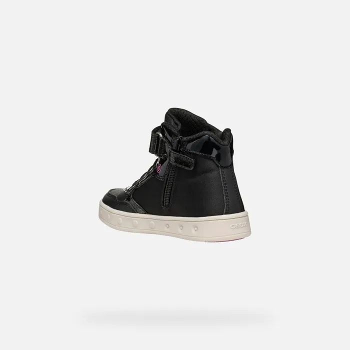 Geox Sneakers SKYLIN JUNIOR Black Minnie Black 8211 Kids