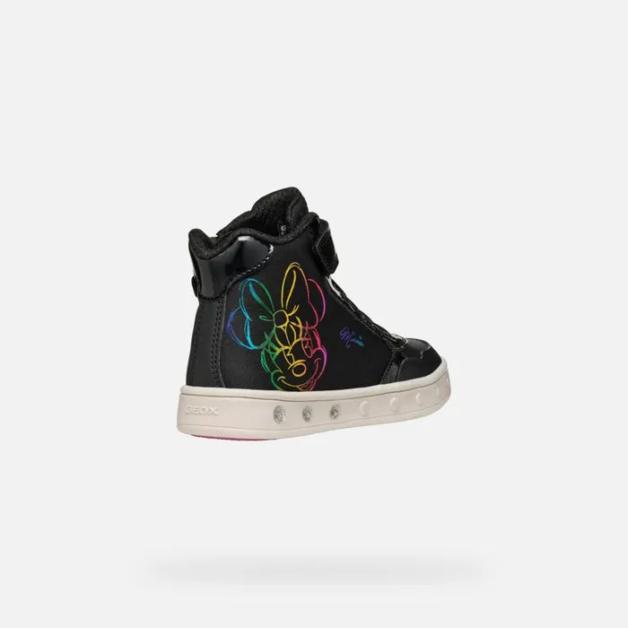 Geox Sneakers SKYLIN JUNIOR Black Minnie Black 8211 Kids