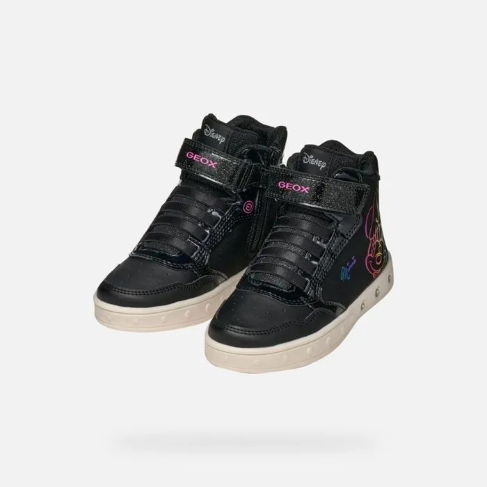 Geox Sneakers SKYLIN JUNIOR Black Minnie Black 8211 Kids