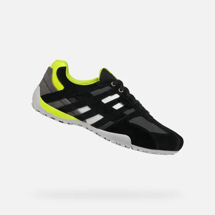 Geox Sneakers SNAKE MAN BlackFluo Yellow Low Top Sneakers Blackfluo Yellow 8211 Man Geox Sneakers SNAKE MAN BlackFluo Yellow Low Top Sneakers Blackfluo Yellow 8211 Man