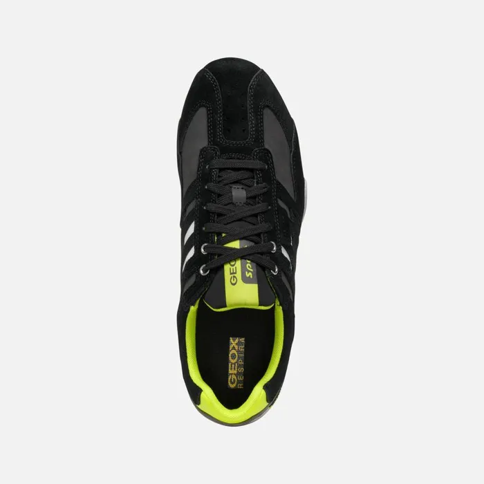 Geox Sneakers SNAKE MAN BlackFluo Yellow Low Top Sneakers Blackfluo Yellow 8211 Man