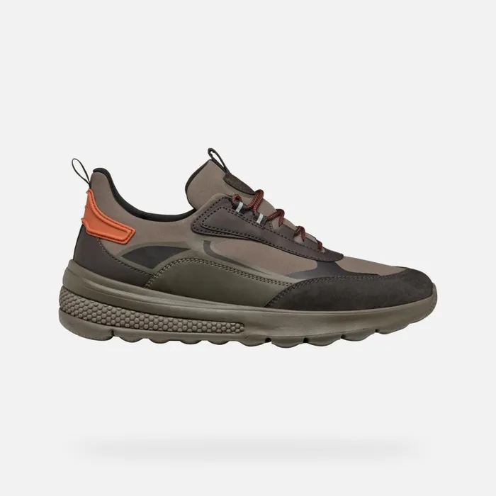 Geox Sneakers SPHERICA ACTIF MAN Dove GreyBlack Low Top Sneakers Dove Greyblack 8211 Man
