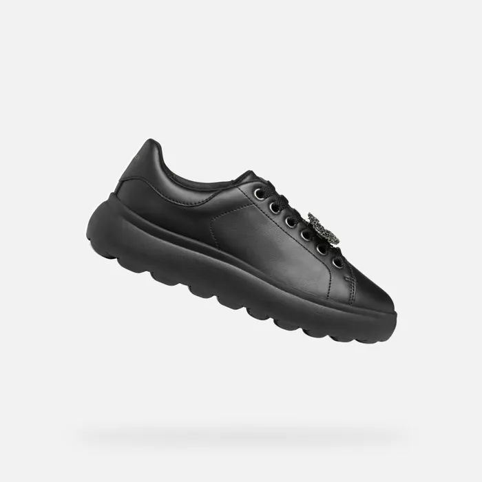 Geox Sneakers SPHERICA EC41 WOMAN Black Low Top Sneakers Black 8211 Woman