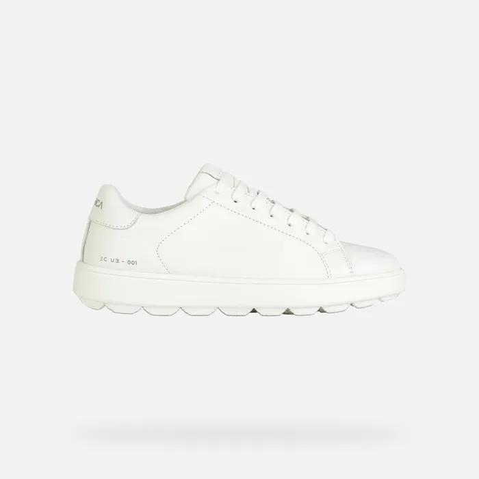 Geox Sneakers SPHERICA ECUB1 Women039s White Low Top Sneakers Geox White 8211 Woman