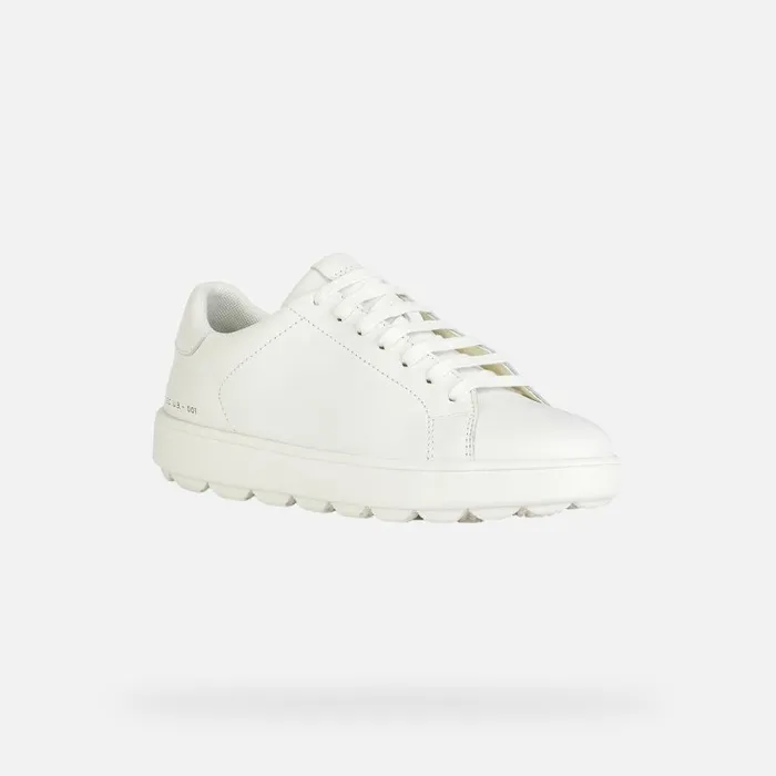 Geox Sneakers SPHERICA ECUB1 Women039s White Low Top Sneakers Geox White 8211 Woman