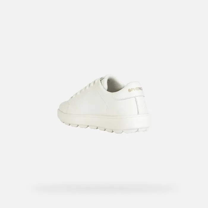 Geox Sneakers SPHERICA ECUB1 Women039s White Low Top Sneakers Geox White 8211 Woman