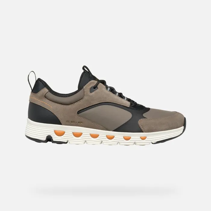 Geox Sneakers SPHERICA ECUB4 MAN Dove GreyBlack Low Top Sneakers Dove Greyblack 8211 Man