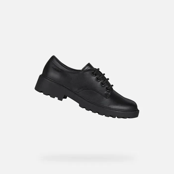 Geox Uniform Shoes CASEY C LaceUp Shoes Black Junior Girl Geox Black 8211 Kids Geox Uniform Shoes CASEY C LaceUp Shoes Black Junior Girl Geox Black 8211 Kids