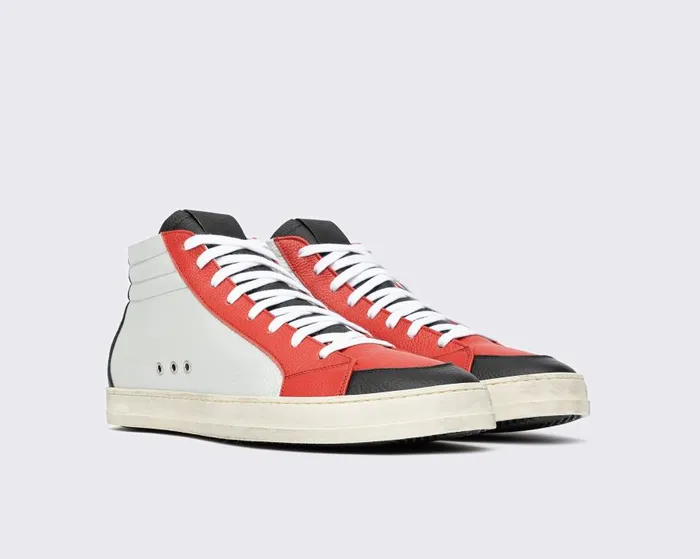 High Tops Mens P448 Skate BlackRed