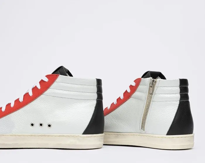 High Tops Mens P448 Skate BlackRed