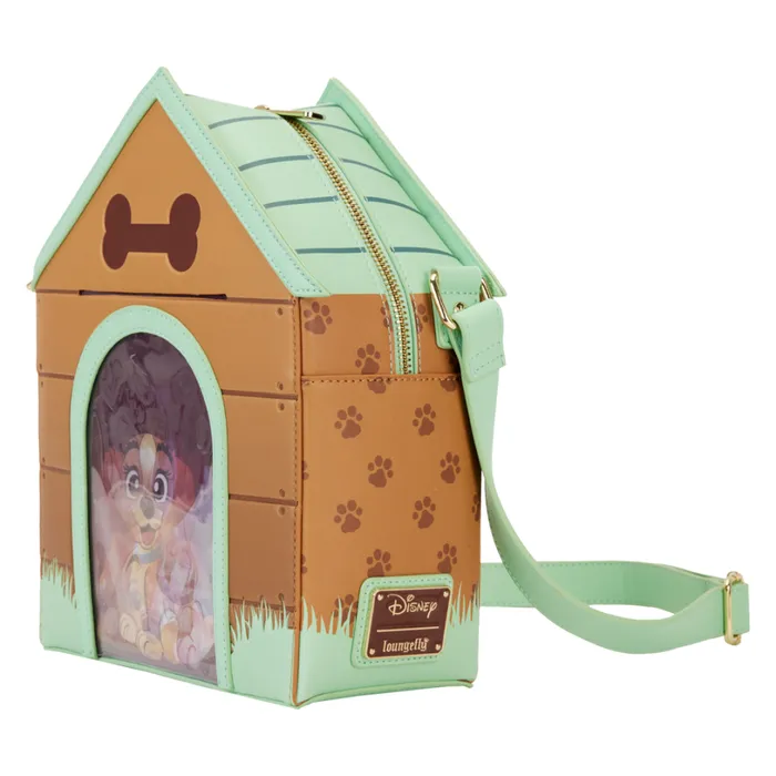 I Heart Disney Dogs Doghouse Triple Lenticular Figural Crossbody Bag Unisex Loungefly Crossbody Bags I Heart Disney Dogs Doghouse Triple Lenticular Figural Crossbody Bag Unisex Loungefly Crossbody Bags