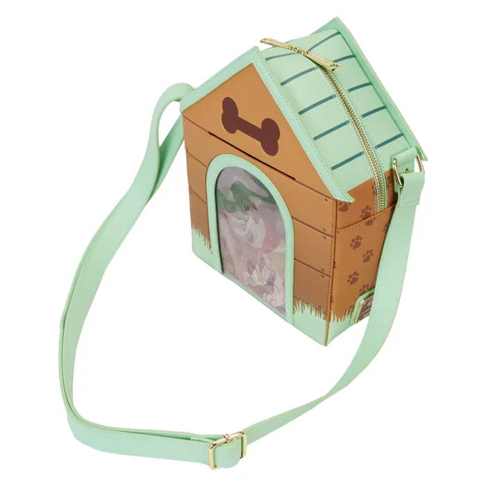 I Heart Disney Dogs Doghouse Triple Lenticular Figural Crossbody Bag Unisex Loungefly Crossbody Bags I Heart Disney Dogs Doghouse Triple Lenticular Figural Crossbody Bag Unisex Loungefly Crossbody Bags