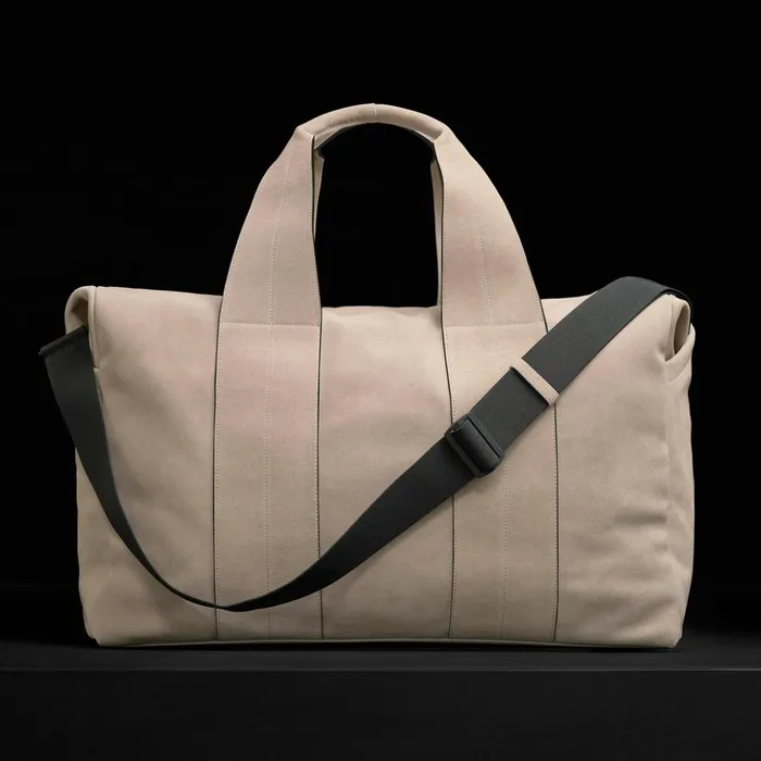 James Perse Duffel Bags Suede Montecito Weekend Bag Earth 8211 Men