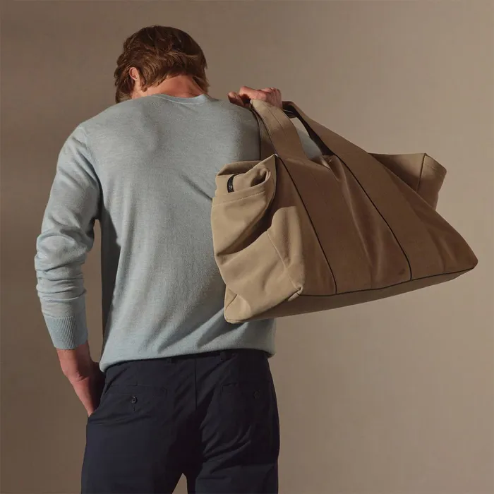 James Perse Duffel Bags Suede Montecito Weekend Bag Earth 8211 Men